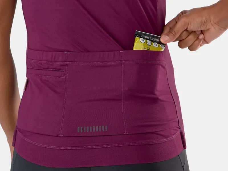 Trek Circuit Women's LTD Short Sleeve Jersey in Mulberry-2